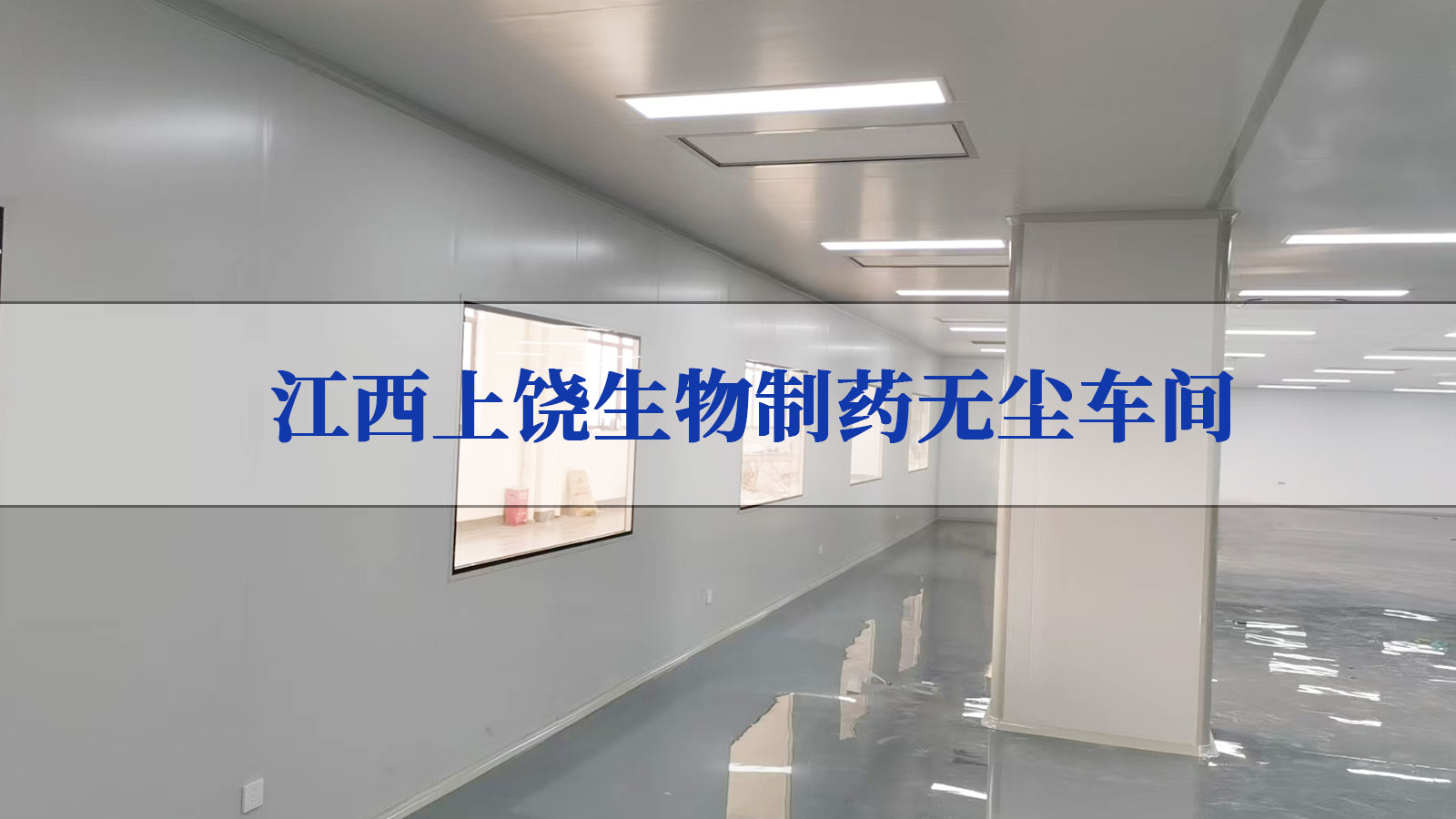 江西上饶生物制药无尘车间